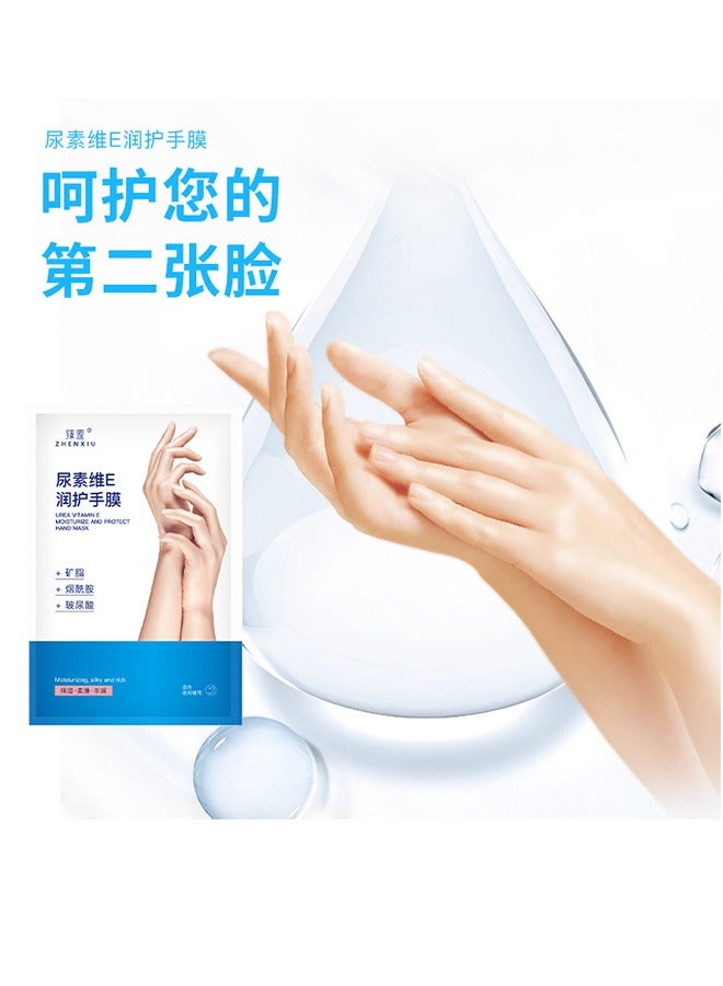 ZHENXIU Soft Exfoliating Hand Mask with Urea and vitamin E , Deeply Repairing and Nourishing Peel Mask for Soft, Smooth Hands, Daily Care Gloves for Extra Dry Skin, 2Pair - Image 3