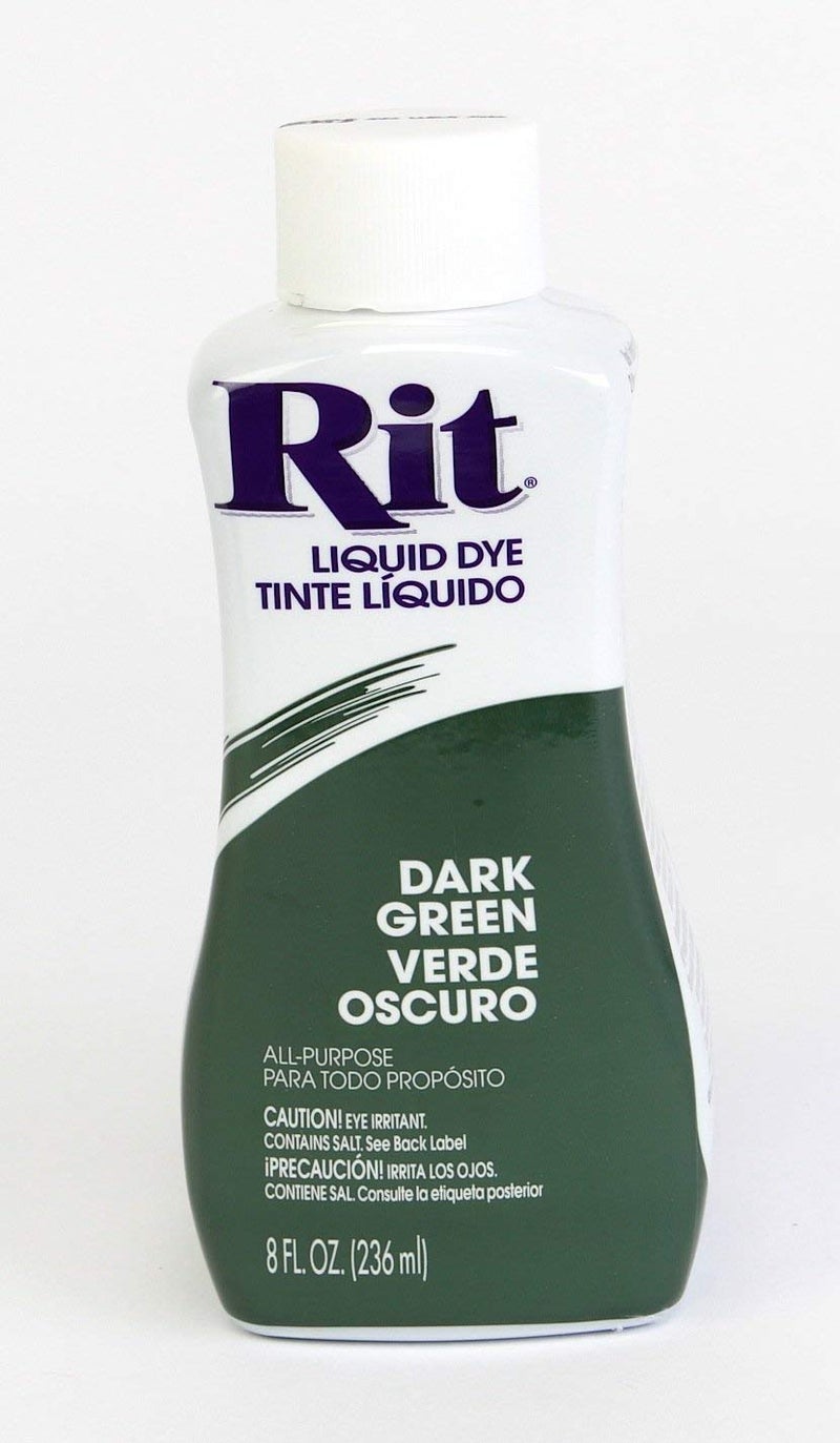 Rit Dye Liquid Dye, 8 fl oz, Dark Green, 3-Pack - Image 1