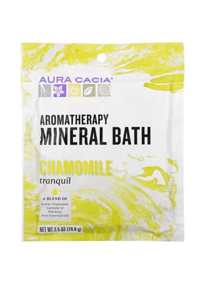 Aura Cacia Aura Cacia, Aromatherapy Mineral Bath, Tranquil Chamomile, 2.5 oz (70.9 g) 