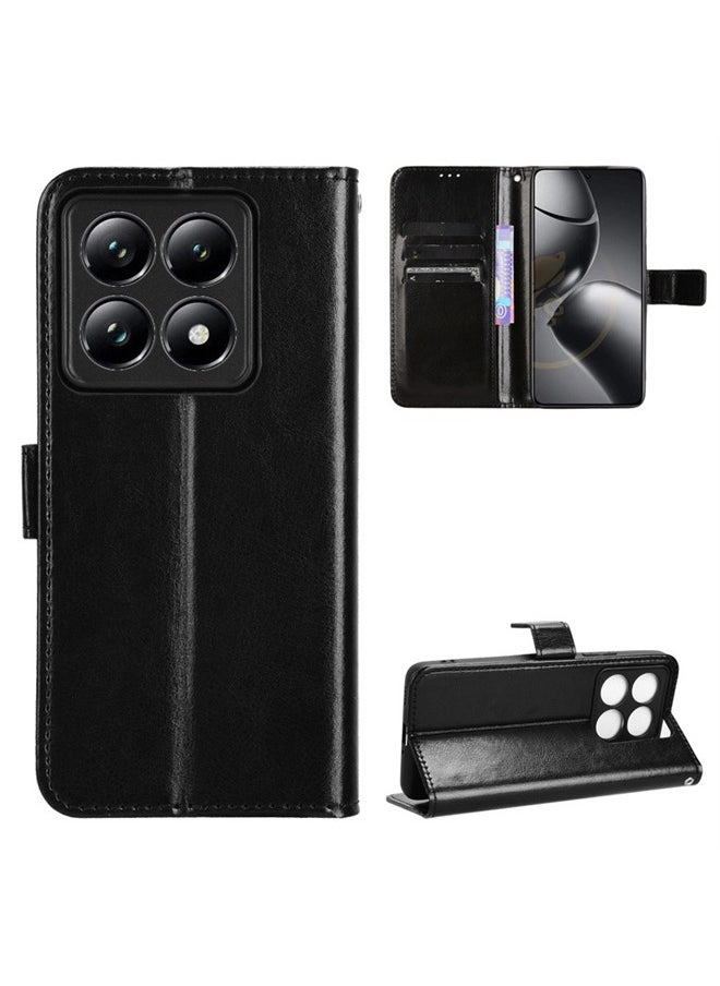 Compatible with Xiaomi 14T Pro 5G Case, Premium PU Leather Magnetic Flip Case Cover with Card Holder and Kickstand for Xiaomi 14T Pro 5G - pzsku/Z510750EDE26F1F97F520Z/45/_/1737278501/7a33960c-a124-408b-a6a3-67966d7bcd7e