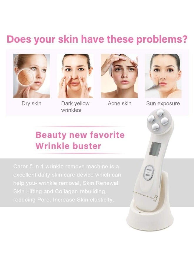 Prime by javaudan 5 in 1 Face Lift Device Skin Tightening RF Machine For Wrinkle Removal  - Image 3