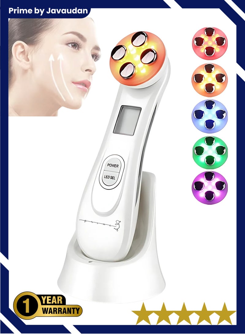 برايم بي جافاودان جهاز شد الوجه 5 في 1، جهاز شد الجلد بترددات الراديو لإزالة التجاعيد، جهاز مضاد للشيخوخة، تجديد البشرة - Image 1