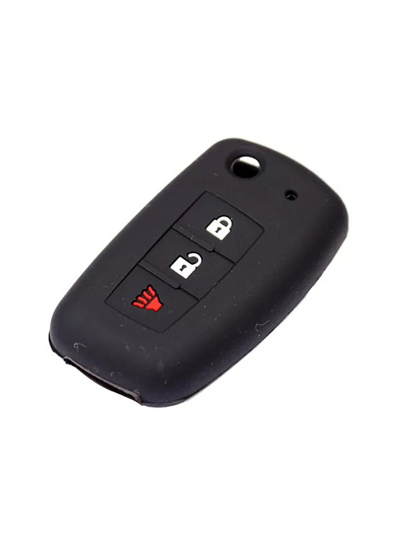 Service Zone 3 Buttons Silicon Car Key Cover For Nissan  - Image 1