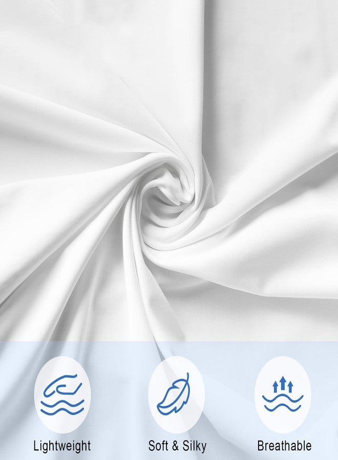 VJASD Pillowcase Cervical Neck Pillow - 1 Pack Ergonomic Case Smooth & Soft Pillowcase - White Pillow Cover with Zipper - Queen Size - Image 4