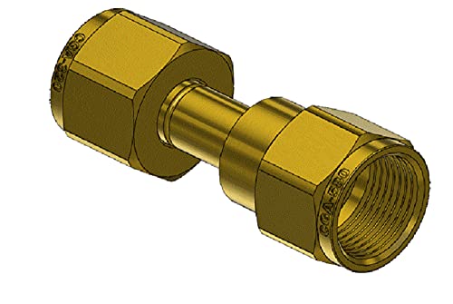 Corinth CGA-320 to CGA-580 Adapter # 806 CO2 Carbon Dioxide Bottle to Argon Flowmeter - Image 4