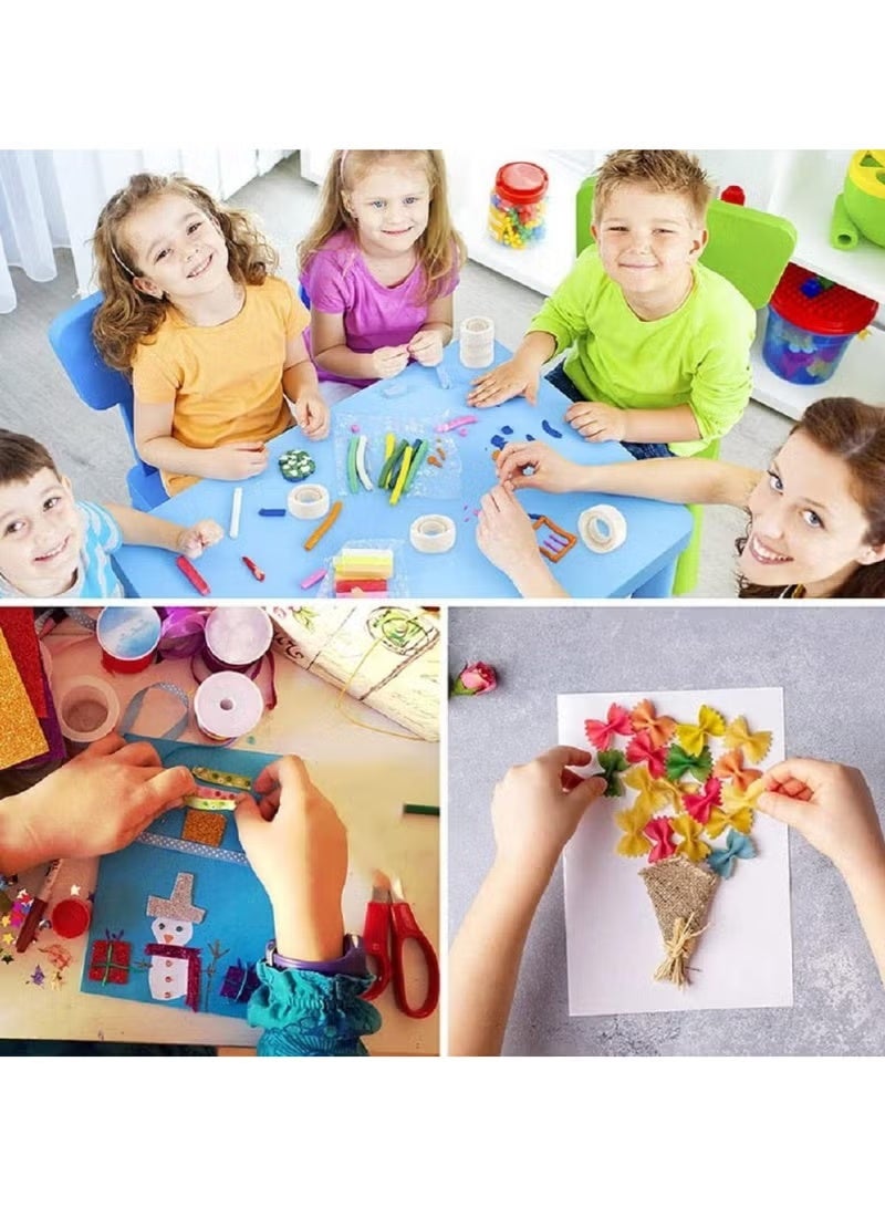 1000 Pcs Balloon Clear Glue Points,Double-Sided Sticky Notes Tape Strips Removable Traceless Round Adhesive Dots Multifunction Transparent Glue Points for Party Festival DIY Decoration - Image 5