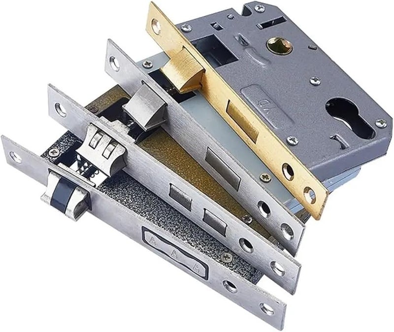 النمط 2 مقبض استبدال أسطوانة قفل باب أمني صامت من الفولاذ المقاوم للصدأ - Image 2