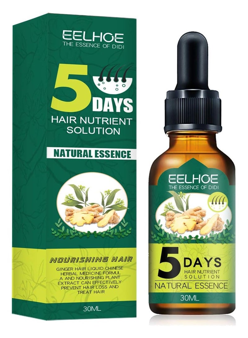 EELHOE Essence Hair Growth Oil – Eelhoe 5 Days Ginger Germ Oil, Hair Regrowth Ginger Germ Oil Loss Treatment for All Persons - Image 2