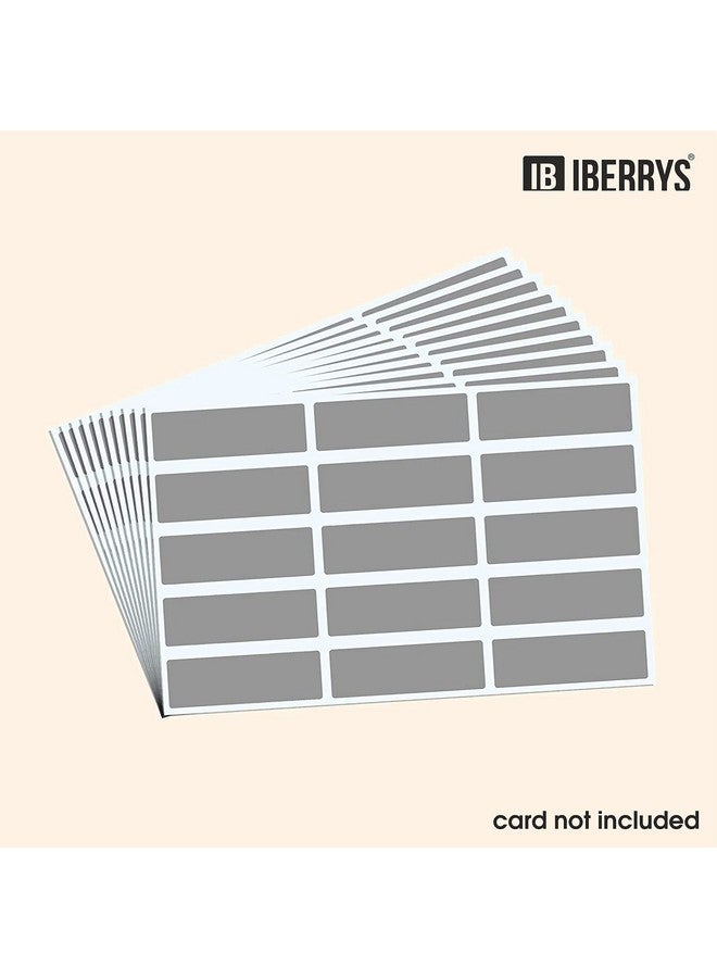 iberry's 50 x 10 mm Silver Scratch Off Label Stickers for Sale Events, Festival Offers, Surprising - Set of 264 Peel Off Labels - Image 3