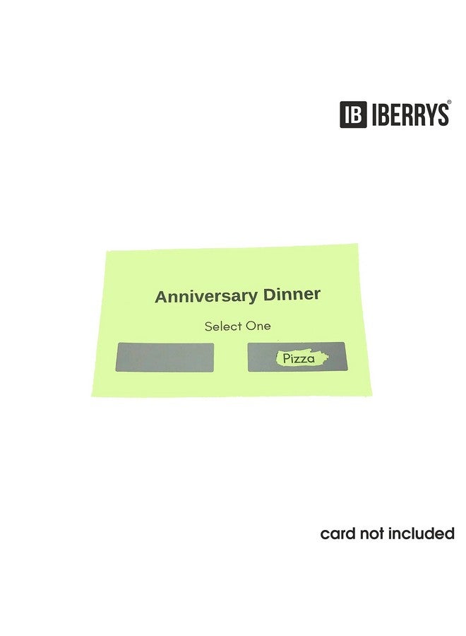 iberry's 50 x 10 mm Silver Scratch Off Label Stickers for Sale Events, Festival Offers, Surprising - Set of 264 Peel Off Labels - Image 5