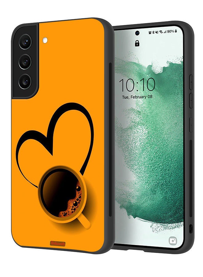 Tolwak Samsung Galaxy S21 Plus 5G Protective Case Cover Coffee Cup Art - Image 1