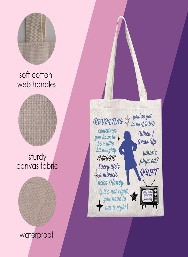 MNIGIU Musical Tote Bag The Musical Inspired Gift Musical Merch Musical Quote (Mat QuoteTote) - Image 3