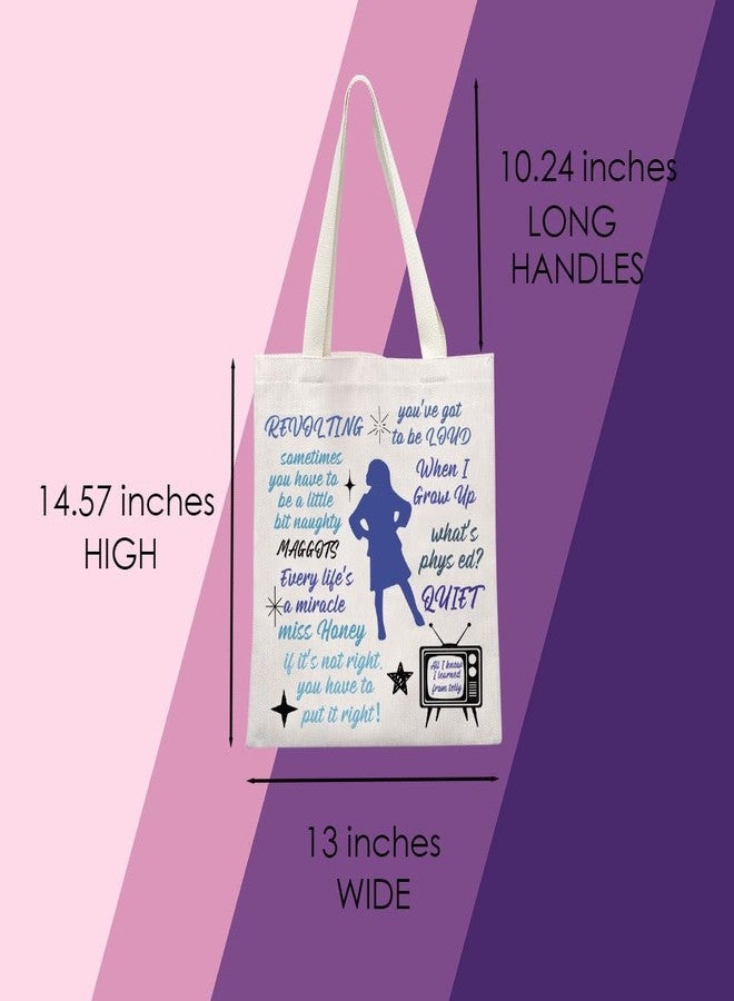 MNIGIU Musical Tote Bag The Musical Inspired Gift Musical Merch Musical Quote (Mat QuoteTote) - Image 2