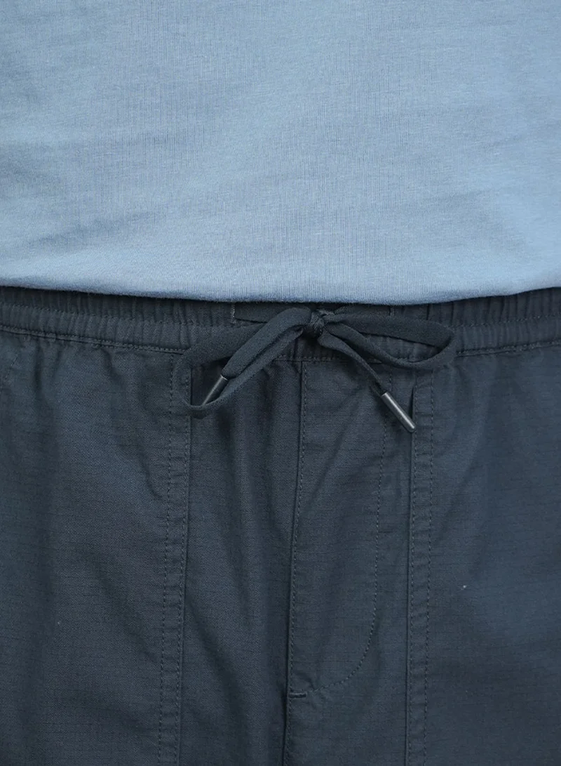 GIORDANO  Men’s Regular Fit Ripstop Pants with Elastic Waist for Men | Best Price UAE