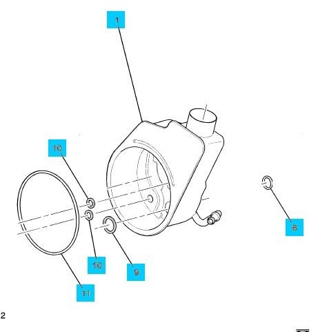 ACDelco GM Original Equipment 20756714 Power Steering Pump - Image 5