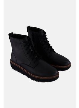 clarks Women Standard OriannaW Lace Up Ankle Boot, Black  - Image 1