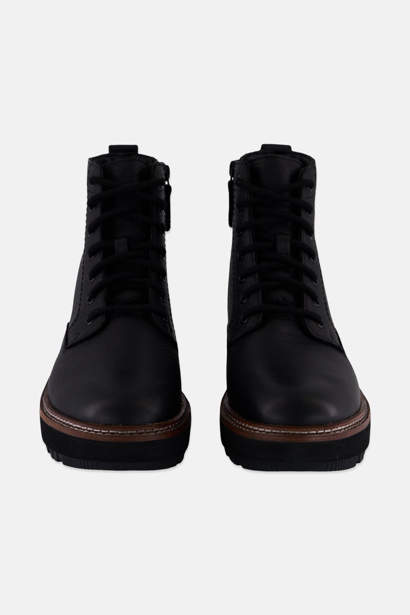 clarks Women Standard OriannaW Lace Up Ankle Boot, Black - Image 3