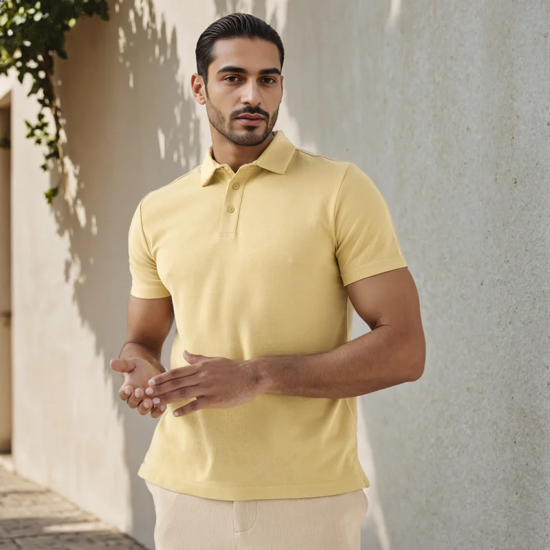 سبلاش فيڤ تيشيرت بولو بقصة ضيقة