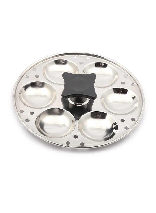 Coconut Stainless Steel Idly Steamer/Idly Pot - one plate 6 idly, one plate 15 mini idly and 2 Steamer - Image 3