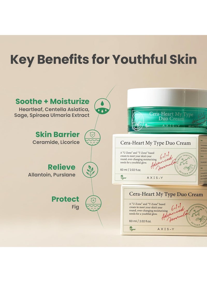 AXIS-Y Cera-Heart My Type Duo Cream, 60 ml - Image 2