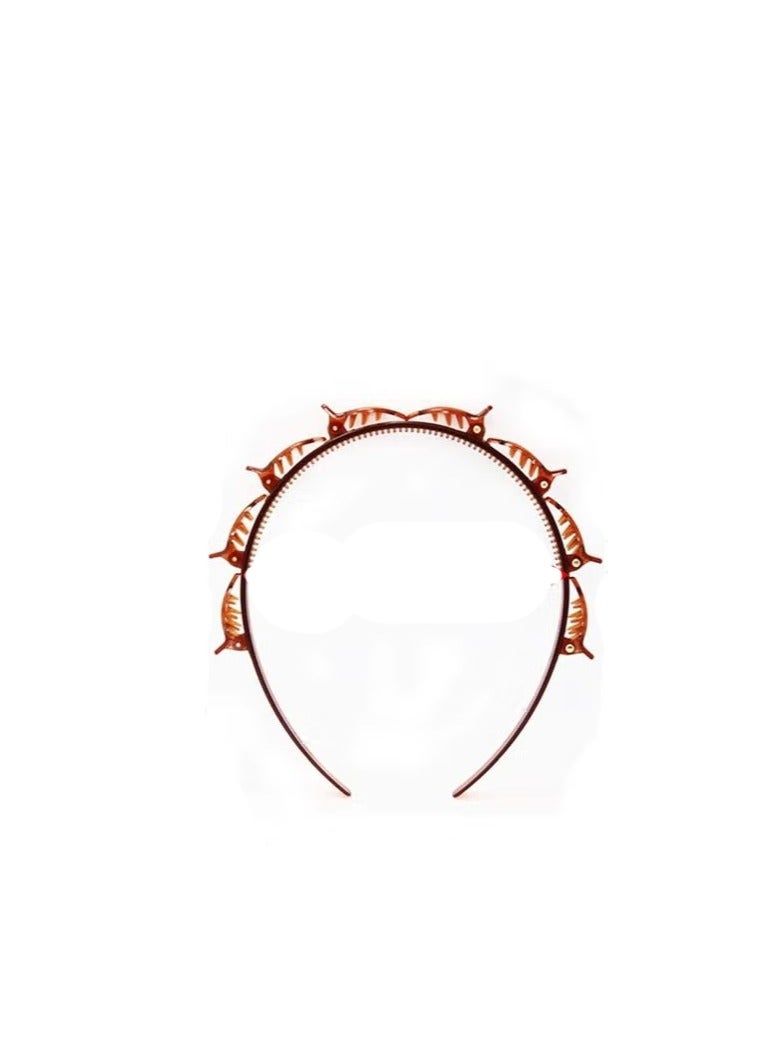 Generic Hair Twister Hair Band Headband With Clips Hair Styling Fashion - Image 1