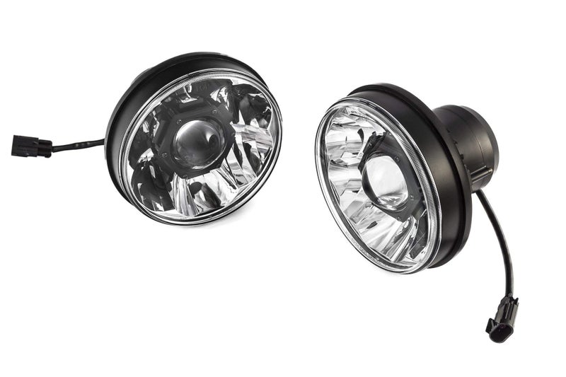 KC HiLiTES 42341 Gravity LED Pro 7" DOT Headlight, Jeep JK 07-18 - Pair Pack System - Image 2