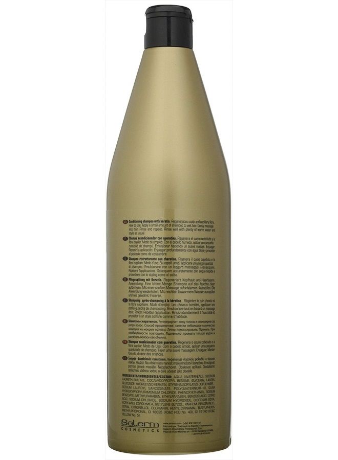 Salerm Cosmetics Protein Shampoo, 36 Ounce/1000 ml - Image 2