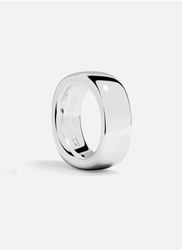 MONACO - APM Chunky Silver Band Ring - Image 1