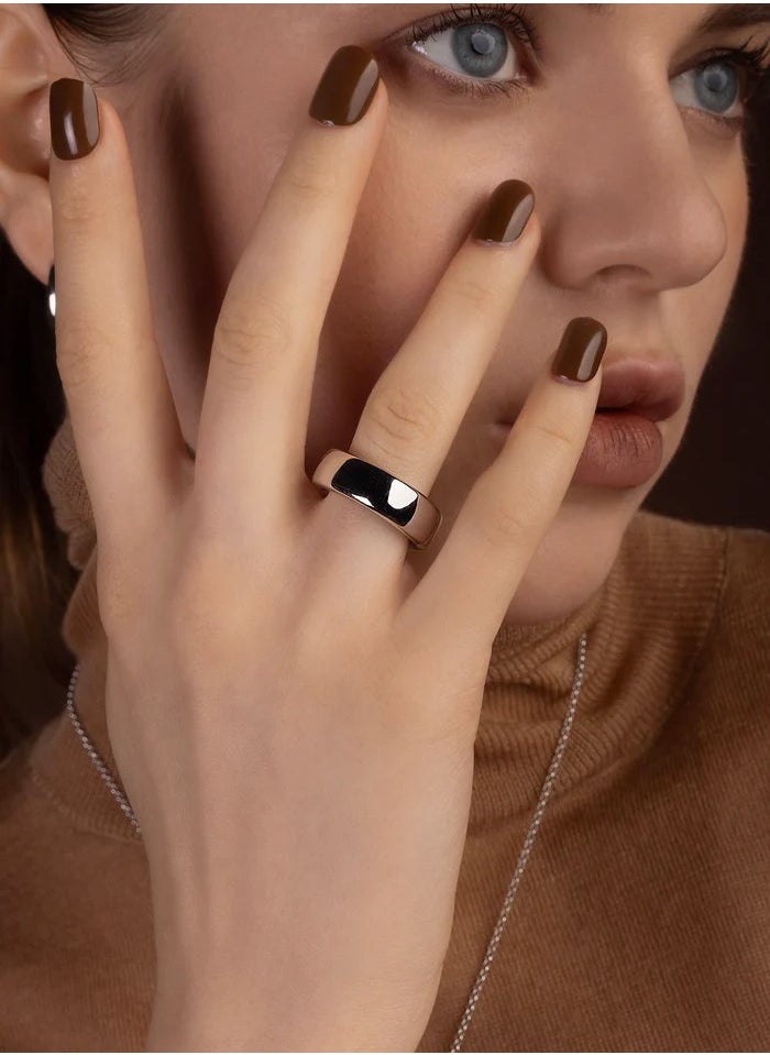MONACO - APM Chunky Silver Band Ring - Image 1