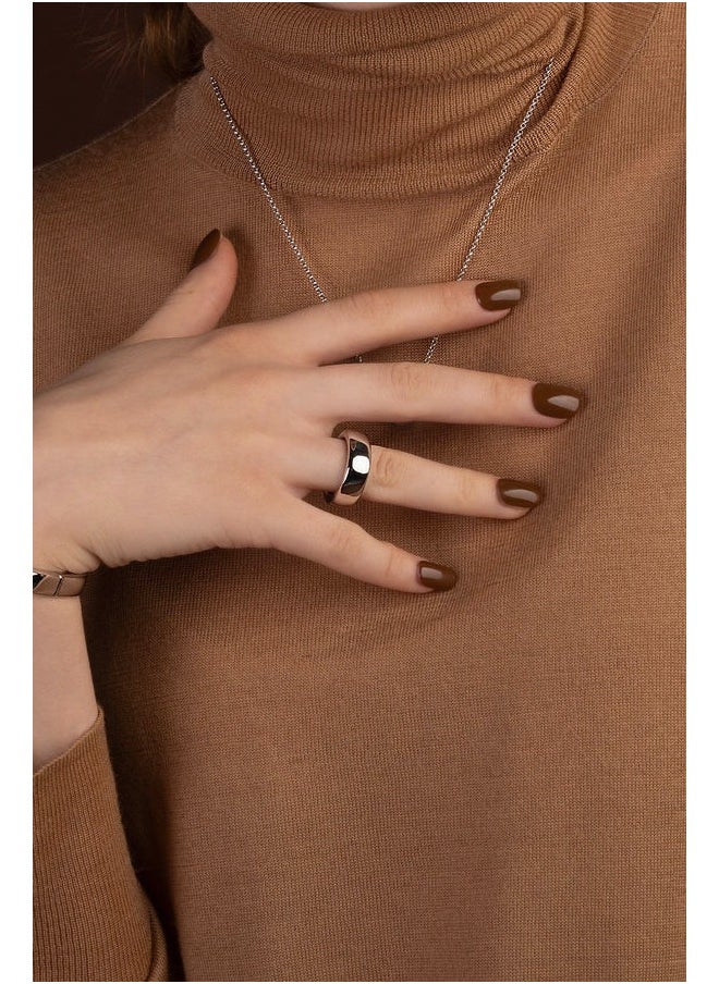 MONACO - APM Chunky Silver Band Ring - Image 1
