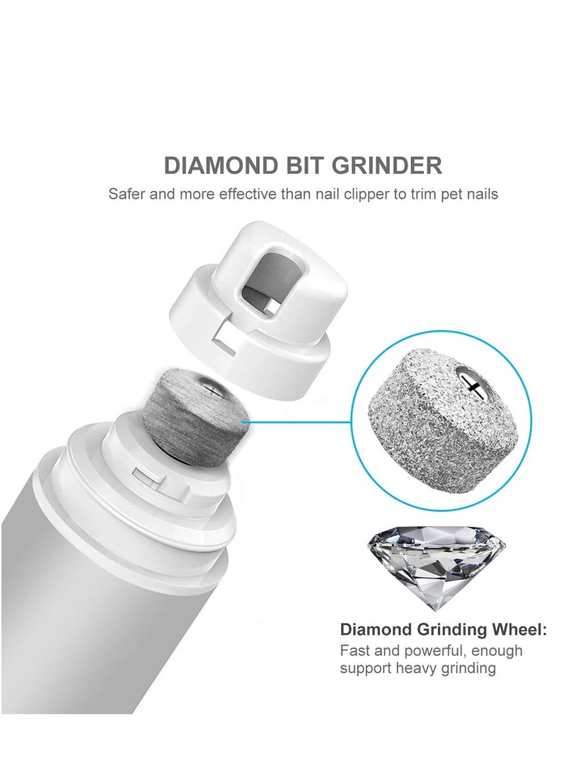 Excefore Dog Nail Grinder, Trimmers and Clippers Kit, Super Quiet Electric Pet Rechargeable, for Small Large Dogs Cats Toenail Claw Grooming  - Image 5