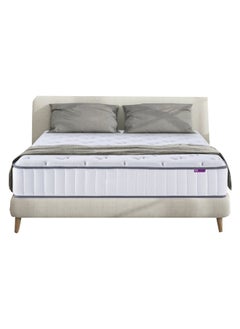 Micasa Premium Quality Pocket Spring Mattress White and Grey 25 x 200 x 160 cm DMPK230498A 160*200*25 