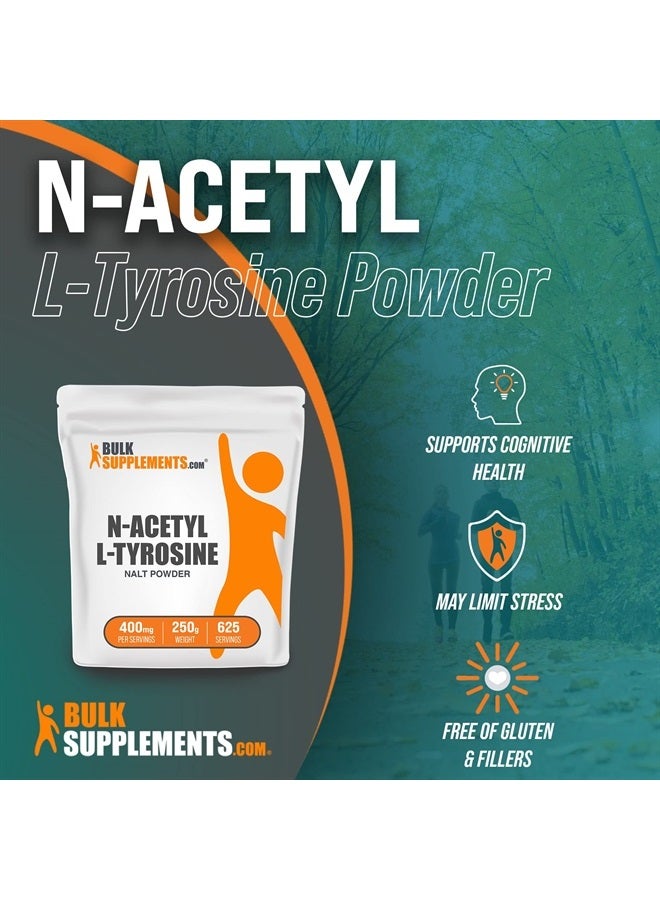 BULKSUPPLEMENTS.COM N-Acetyl L-Tyrosine Powder - L Tyrosine Supplement - Tyrosine Powder - NALT N-Acetyl-L-Tyrosine - Energy & Focus Supplement - 400mg per Serving (250 Grams - 8.8 oz) - Image 3