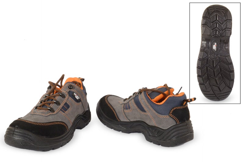 Komy Pro Series Premium Engineer Low Ankle Safety Shoes  S1PL SR Non Metalic  With Composite Toe Cap, Kevlar Midplate, PU Duel Density Outsole, Super Slip-Resistant , Antistatic EVA ,Breathable & Abrasion Resistant Mesh Lining & Cow Suede Leather - KMS280L - Image 5