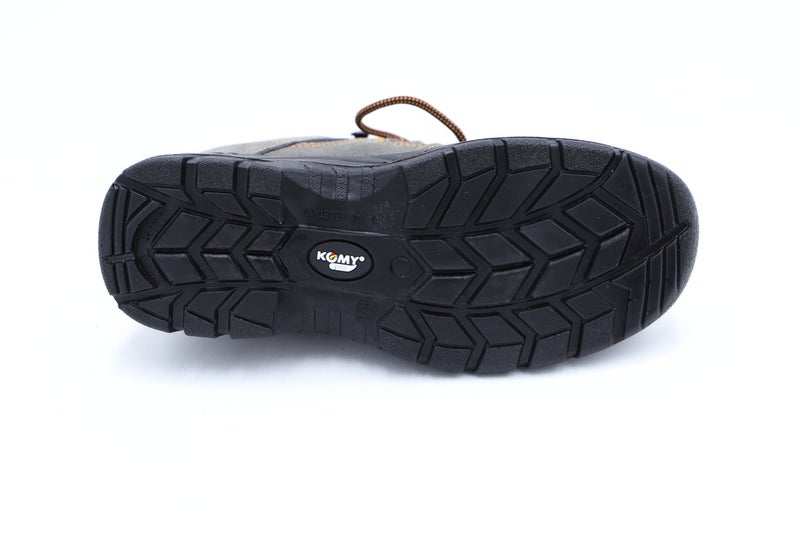 Komy Pro Series Premium Engineer Low Ankle Safety Shoes  S1PL SR Non Metalic  With Composite Toe Cap, Kevlar Midplate, PU Duel Density Outsole, Super Slip-Resistant , Antistatic EVA ,Breathable & Abrasion Resistant Mesh Lining & Cow Suede Leather - KMS280L - Image 4