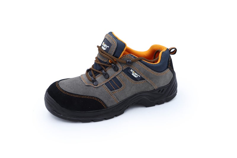 Komy Pro Series Premium Engineer Low Ankle Safety Shoes  S1PL SR Non Metalic  With Composite Toe Cap, Kevlar Midplate, PU Duel Density Outsole, Super Slip-Resistant , Antistatic EVA ,Breathable & Abrasion Resistant Mesh Lining & Cow Suede Leather - KMS280L - Image 3