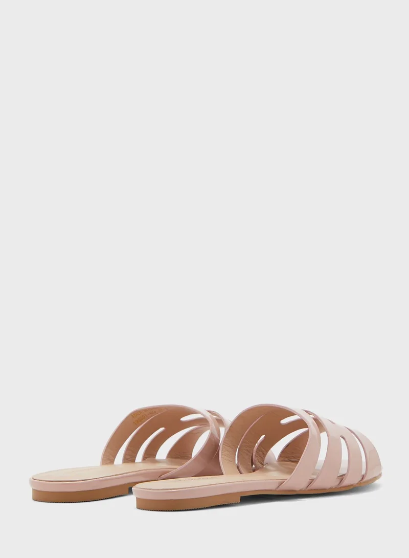 shoexpress Multi Strap Flat Sandal