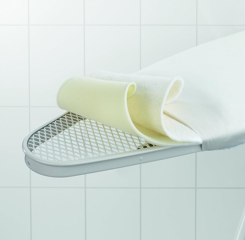 Brabantia 216800 Metallised Silver Ironing Board Cover with 2mm Foam, Size A (110 x 30 cm) - Image 2
