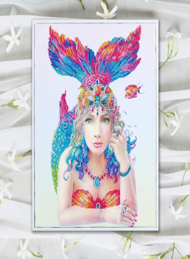 DIAMOND DOTZ Mystic Mermaid Diamond Painting Kits for Adults - Diamond Art Kits a Relaxing Creative Craft Kit with Dotz Gems 16.1x20.1 - Image 4