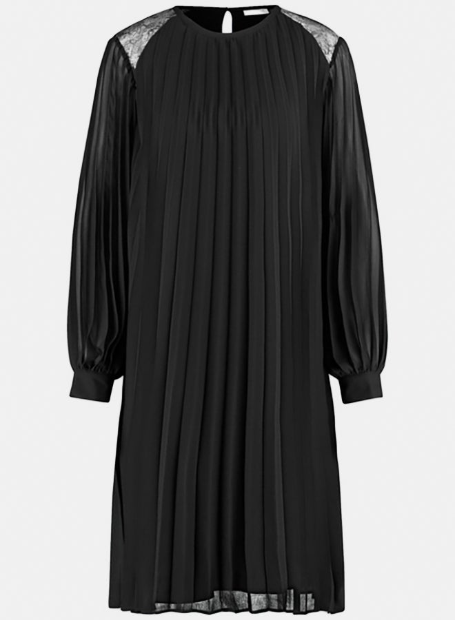 GERRY WEBER Pleated Dress With A Lace Insert  - Image 4