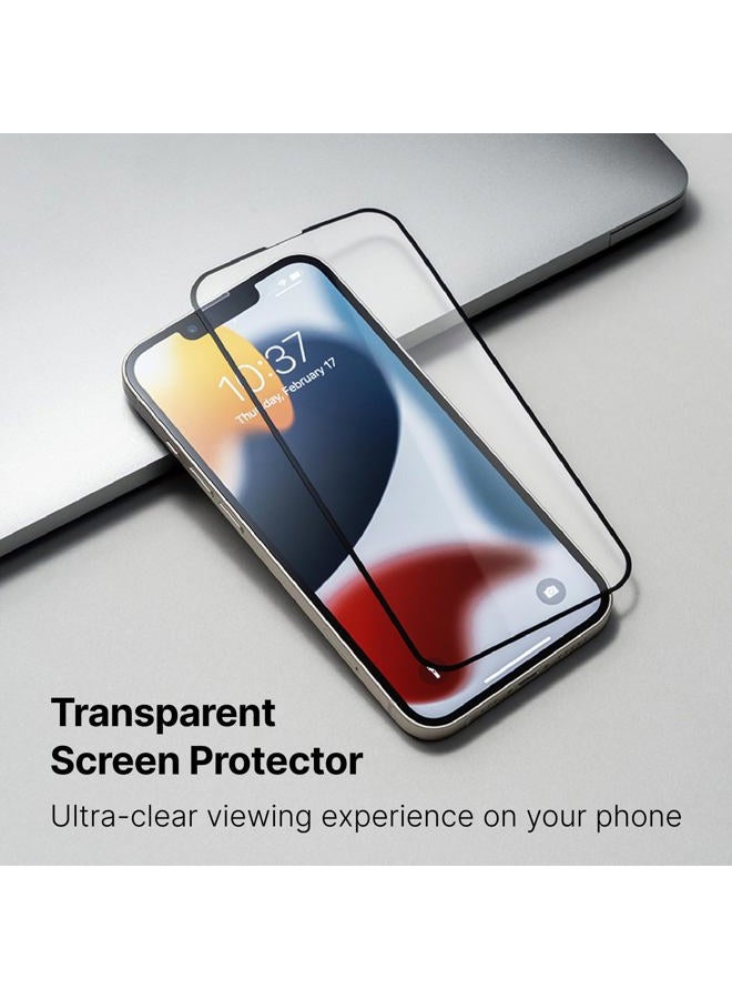 RHINOSHIELD حماية شاشة متوافقة مع [آيفون 17/17 برو/ 16 برو] | واقي صدمات برو - مقاوم للصدمات والخدوش، مضاد للضوء الأزرق، أداة التركيب متضمنة - شفاف - Image 5