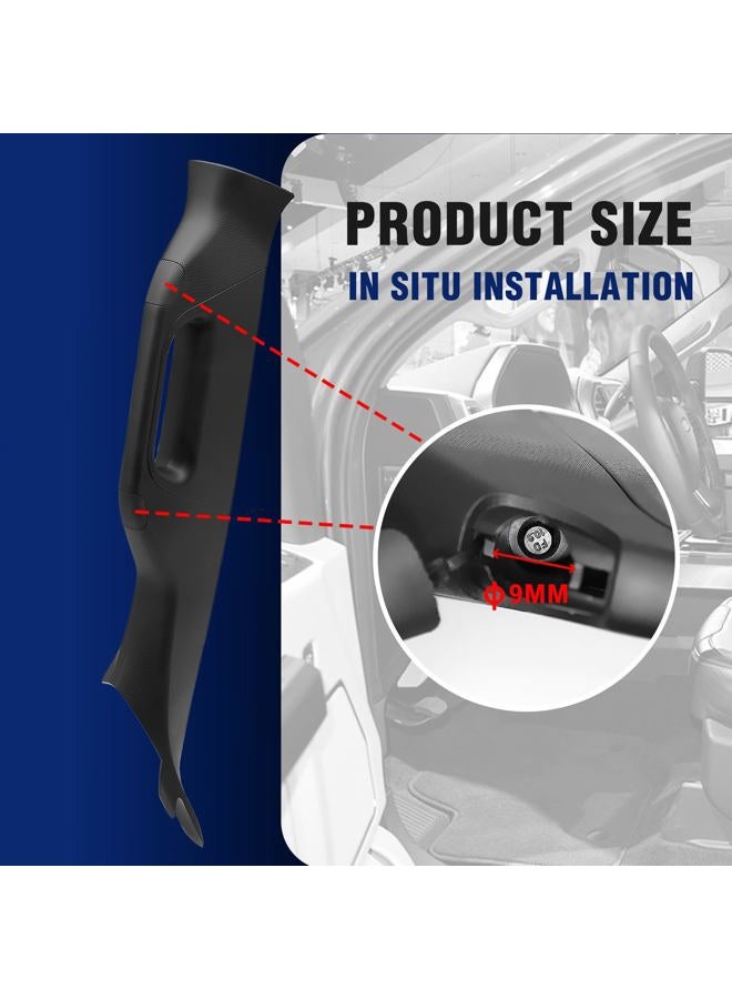 Fexhull A-Pillar Grab Handle Interior Trim Fit for Ford F-250 | F-350 | F-450 | F-550 Super Duty 2011-2016, BC3Z-2503598-AB (Right Passenger Side) Black - Image 4