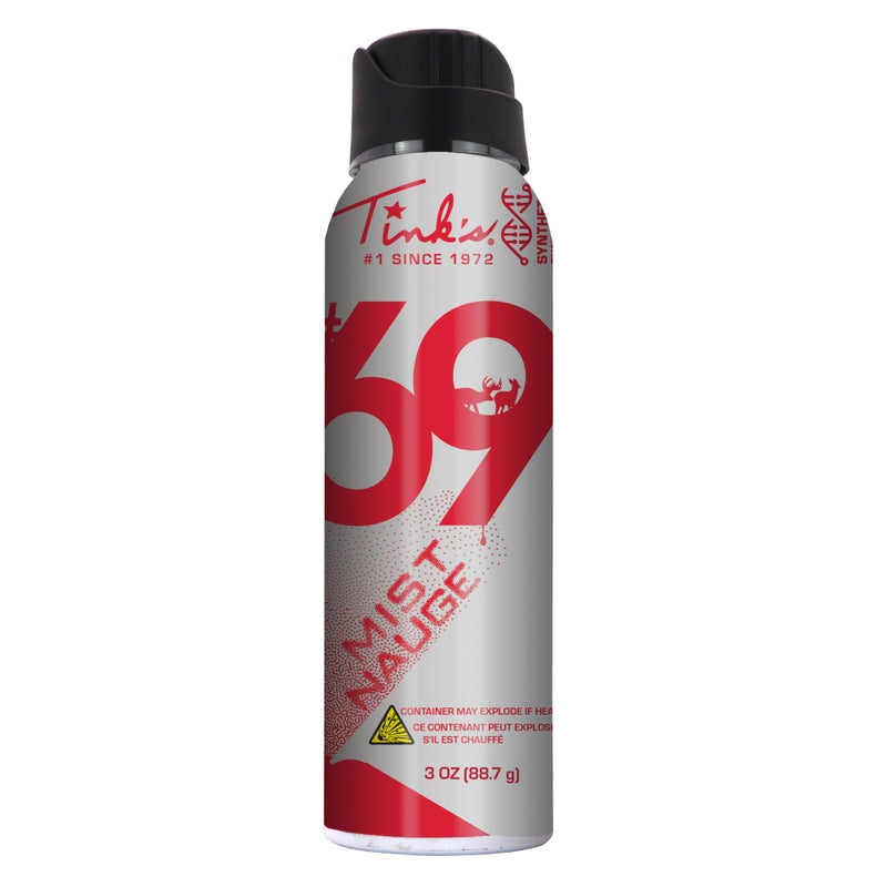 TINK'S Synthetic #69 Doe-in-Rut Estrous Urine Spray Mist Deer Attractant for Hunting (3 oz Can) - Superior & Long Lasting Doe Estrus Hunting Scents - Hunting Lure/Attractant - Image 1