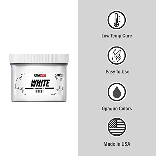 Screen Print Direct Rapid Cure® Screen Printing Ink White (8oz.) - Plastisol Ink for Screen Printing, Fast Curing Fabric Paint - Screen Print Direct®, USA Made - Image 2