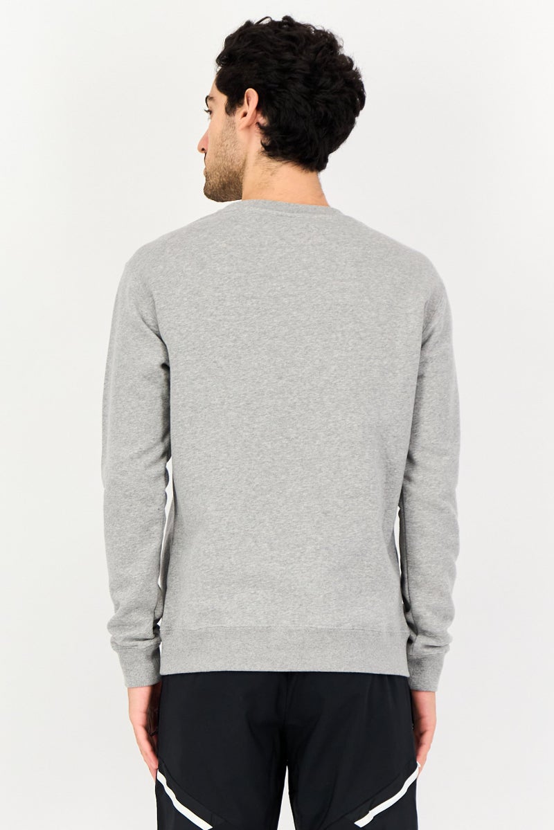 Hurley هودي رياضي للرجال من هيرلي × إيلرو، بأكمام طويلة، خارجي، رمادي - Image 3