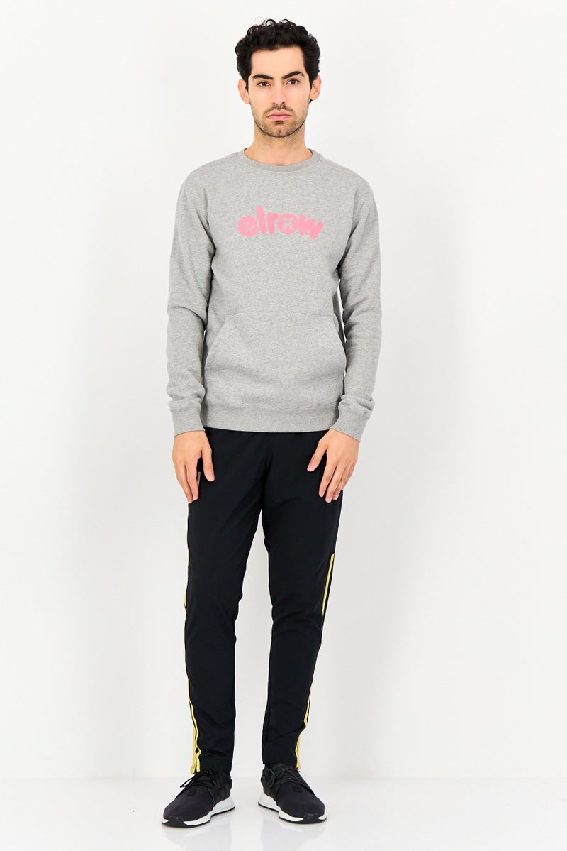 Hurley هودي رياضي للرجال من هيرلي × إيلرو، بأكمام طويلة، خارجي، رمادي - Image 4
