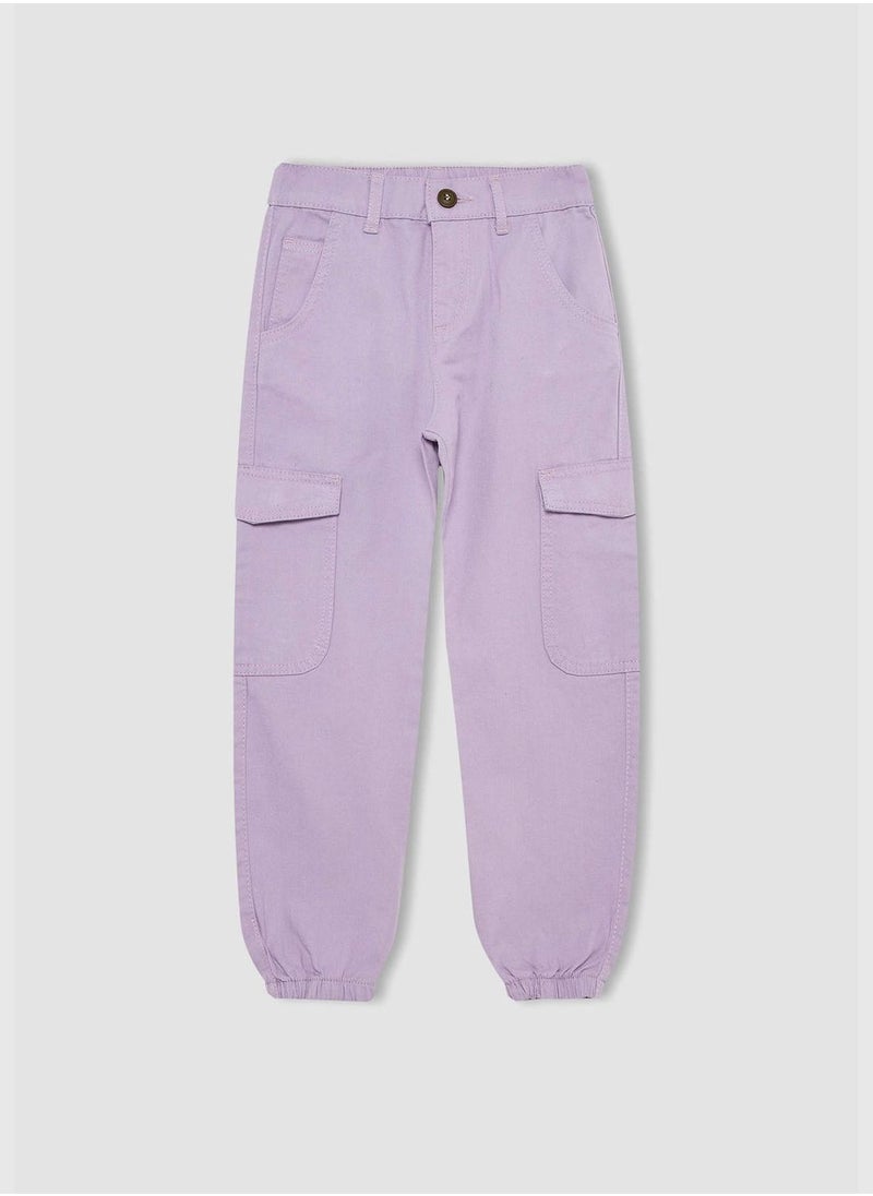 DeFacto Girl Jogger Fit Woven Trousers  - Image 1