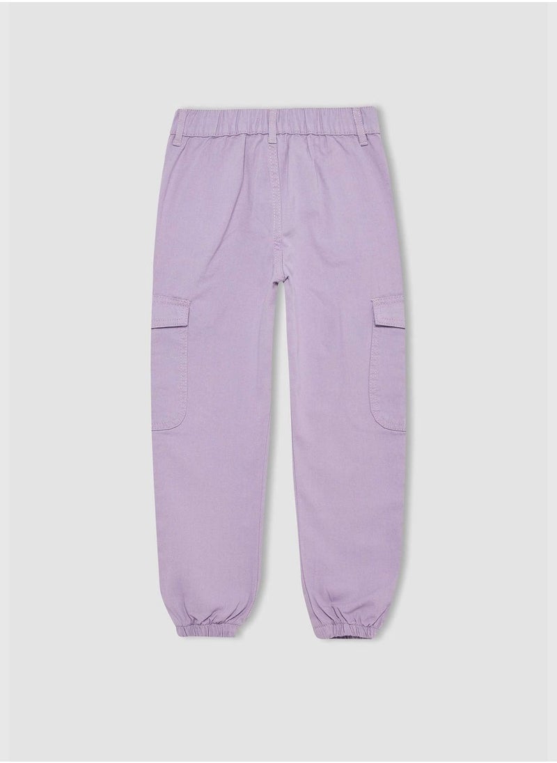 DeFacto Girl Jogger Fit Woven Trousers  - Image 3