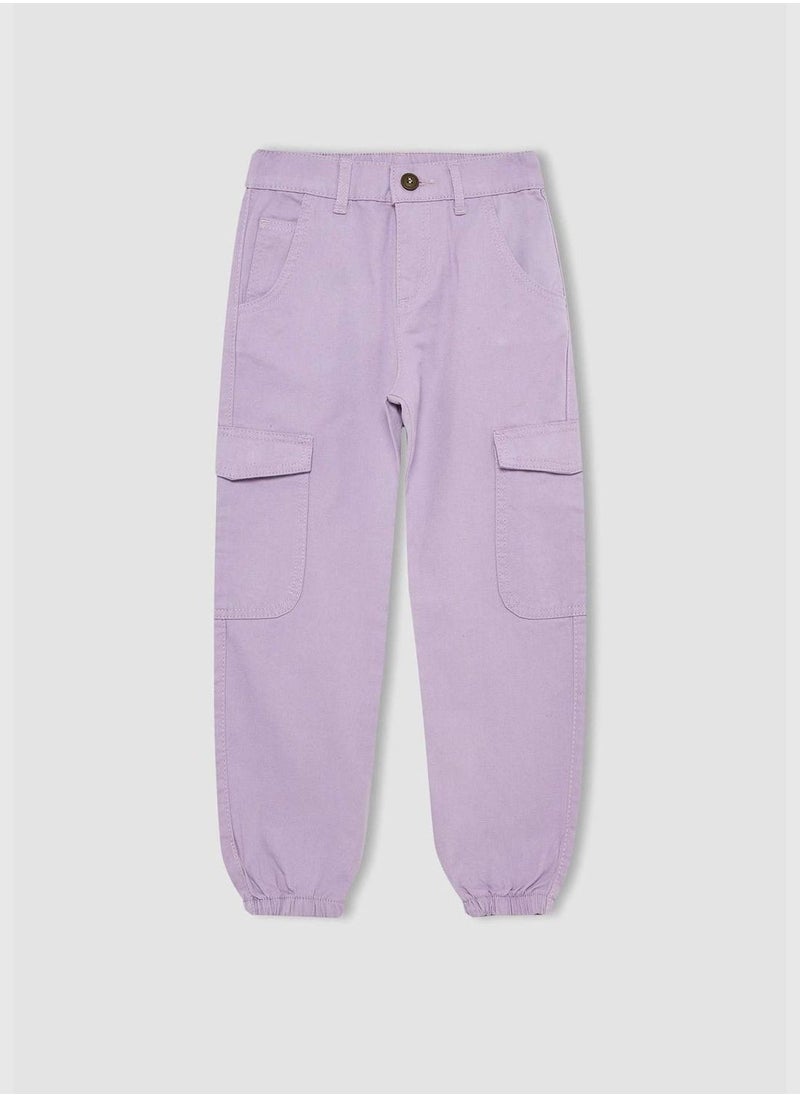 DeFacto Girl Jogger Fit Woven Trousers  - Image 5