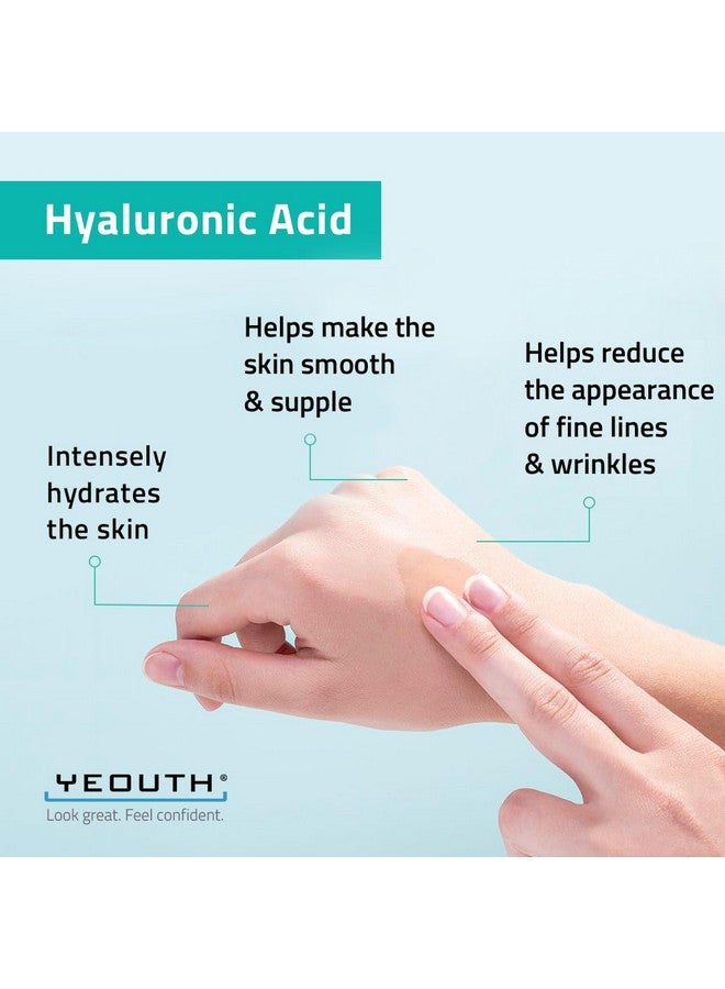 YEOUTH Pure Hyaluronic Acid Serum for Face 100%, Hydrating Serum for Dry & Dull Skin, Moisturizing Serum, Hyaluronic Serum for Face, Women & Men Face Serum 1oz - Image 5